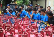 Polsek Klapanunggal Bersama Sat Reskrim Polres Bogor Ungkap Kasus Penyuntikan Tabung Gas Subsidi Ilegal