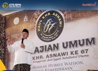 Menteri Nusron Wahid Hadiri Haul ke-67 K.H. Raden Asnawi di Kudus