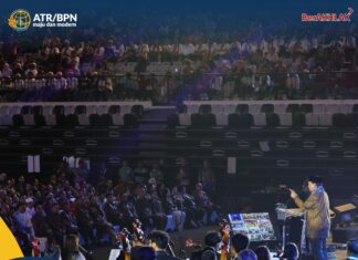 Bersama Presiden Prabowo, Menteri Nusron dan Wamen Ossy Hadiri Perayaan Natal Nasional 2024
