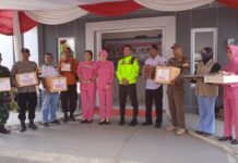 Kunjungan Ketua Bhayangkari Cabang Bogor diPospam Babakan Madang