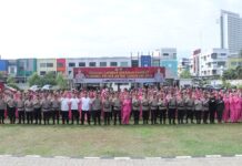 156 Anggota Polres Metro Tangerang Kota Naik Pangkat, Simak Pesan Kapolres