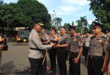 Kapolres Bogor Pimpin Langsung Upacara Korp Raport Kenaikan Pangkat Dan Pangkat Penghargaan Pengabdian Setingkat Lebih Tinggi Personil Polres Bogor Dan Polsek Jajaran Polres Bogor