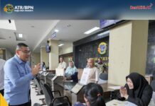 Tinjau PELATARAN di Kantah Kabupaten Sidoarjo, Wamen Ossy: Peningkatan Layanan Pertanahan kepada Masyarakat