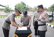 Polres Metro Tangerang Kota Gelar Sertijab Wakapolres