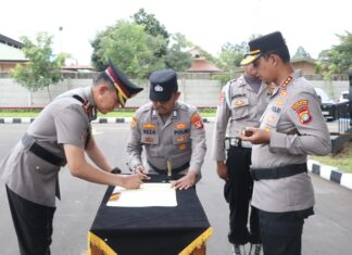 Polres Metro Tangerang Kota Gelar Sertijab Wakapolres