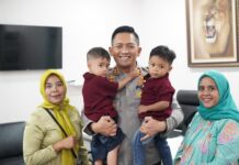 Kapolres Bogor Menerima Silaturahmi Dari Keluarga Bayi Yang Tertukar