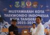 Ini Kata Roy Marjuk, Ketum Terpilih Ingin Miliki Museum Taekwondo Di Kota Tangerang