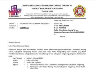 Diduga Kurang Proposional, Panitia Temu Karya KATAR Ke-7. Kurang serius dalam Temu Karya
