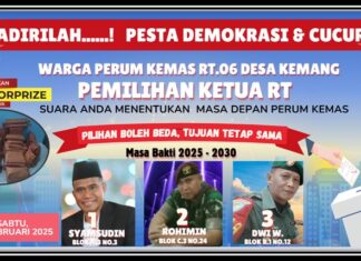 Perumahan Kemang Asri Akan Mempunyai Sosok Pemimpin RT Yang Baru Dan Siap Membawa Perubahan