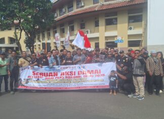 Forwat, KJK Tangerang Raya, FWJI Gelar Aksi Refleksi HPN 2025