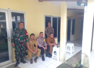 Sinergitas TNI Polri Bersama Perangkat Desa Wilayah Hukum Polsek Tamansari Giat Cooling Sistem di Bulan Suci Ramadhan 1446 H