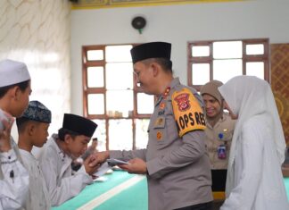Polres Bogor Berikan Santunan Anak Yatim dan Gelar Buka Puasa Bersama Masyarakat
