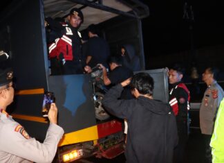 Jaga Kamtibmas Di Bulan Suci Ramadhan 1446 H, Polres Bogor Laksanakan Patroli Gabungan