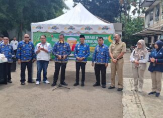 Polsek Citeureup Monitoring Kunjungan Kerja Wakil Bupati Kab Bogor Diwilayah Hukum Polsek Citeruep