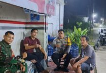 Sinergitas TNI Polri Polsek Ciampea Giat Cooling Sistem Monitoring Cek Ronda Warga Ajak Jaga Kondusifitas Wilayah