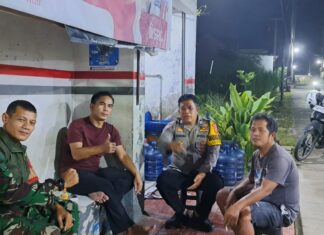 Sinergitas TNI Polri Polsek Ciampea Giat Cooling Sistem Monitoring Cek Ronda Warga Ajak Jaga Kondusifitas Wilayah