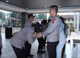 Kapolres Bogor Gelar Halal Bihalal Bersama Seluruh Pejabat Utama, Personil Dan Kapolsek Jajaran Polres Bogor, Selesai Pelaksanaan Ops Ketupat Lodaya 2025