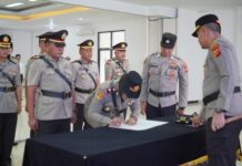 Kapolres Bogor Pimpin Upacara Sertijab Kapolsek Jajaran Dan Laporan Kenaikan Pangkat Pengabdian