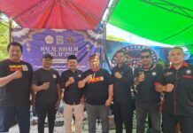 Korlap PSHT Kota Tangerang Gelar Acara Halal Bihalal di Agus Tattoo Cafe