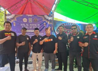 Korlap PSHT Kota Tangerang Gelar Acara Halal Bihalal di Agus Tattoo Cafe