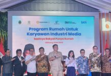Ketua Umum PWI pusat Hendry Ch Bangun, Wartawan Agar Manfaatkan Program Rumah Subsidi