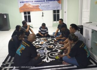 Ketua PWI Hadiri HUT ke-4 KJK Tangerang Raya di Cisarua