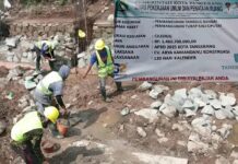 Rumor Puluhan Pekerja Keluhkan Pembayaran Gaji di Proyek Pembangunan Turap Kali Ciputat Ternyata Tidak Benar Adanya