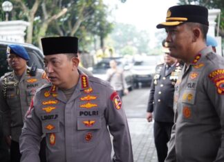 Kapolres Bogor Hadiri Upacara Persemayaman Dan Pemakaman Kedinasan Komjen Pol (Purn) H. Puang Jusuf Manggabarani
