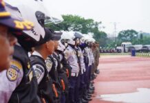 Perumda Pasar Tohaga Bersama Dinas Perhubungan Sinergi Tertibkan Parkir Liar dan PKL di Sekitar Pasar Ciluar