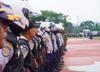Perumda Pasar Tohaga Bersama Dinas Perhubungan Sinergi Tertibkan Parkir Liar dan PKL di Sekitar Pasar Ciluar