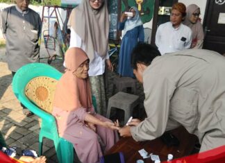 Pemeriksaan Kesehatan Gratis Meriahkan Istighotsah HALUN 2025 di Masjid Al Ikhlas Cogreg