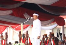 Kapolres Bogor Hadiri Upacara Hari Jadi Bogor ke-543. Gubernur Jawa Barat H. Dedi Mulyadi, S.H., M.M. Sampaikan Harapan untuk Masa Depan Kabupaten Bogor