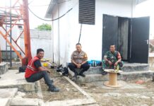 Sinergitas TNI-Polri, Polsek Cijeruk Sambang Warga di Desa Ciburuy Cigombong Bogor