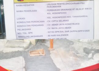 Proyek Perbaikan Drainase di Kebon Pedes Disorot, Diduga Jarak Bak Kontrol Tak Sesuai Aturan