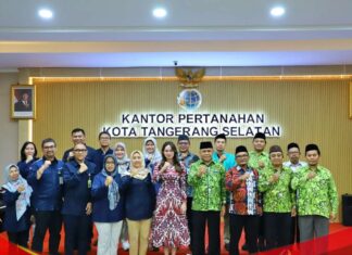 Kantah Tangsel dan DMI Teken MoU Sertipikasi Tanah Wakaf Masjid dan Mushola