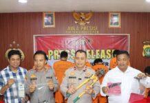 Polsek Batuceper Ungkap Dua Kasus Curanmor, Empat Pelaku Ditangkap
