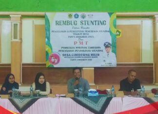 Rembug Stunting dan PMT Digelar, Desa Cihideung Ilir Fokus Tekan Angka Stunting