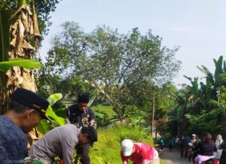 Polsek Dramaga Bersinergi Forkompimcam Pemdes Kec.Dramaga Serta Anggota, Laksanakan Apel Gabungan di Program Jumsih