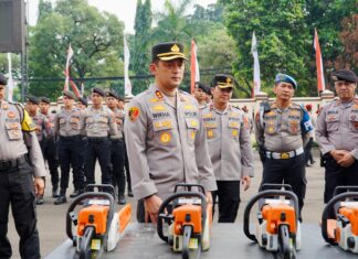 Kapolres Bogor Pastikan Kesiapan Peralatan Penanggulangan Bencana