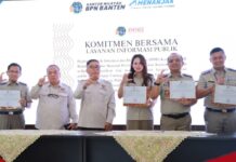 Kanwil BPN Provinsi Banten Teken Komitmen Bersama Layanan Informasi Publik