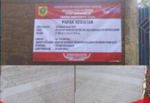 Warga dan Pemdes Sukaharja Kompak Sukseskan Pembangunan Jalan Desa