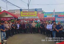 Wujudkan Wilayah Kondusif, Polsek Jatiuwung Bersama MUI dan Ormas Gelar Deklarasi Damai