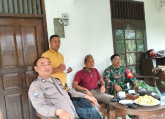 Sinergitas TNI dan Polri Melaksanakan Kegiatan Sambang Warga Binaan Di Desa Warung Menteng Kecamatan Cijeruk