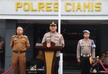Dukung Ketahanan Pangan, Polres Ciamis Terima Bantuan Benih Jagung 16 Ton