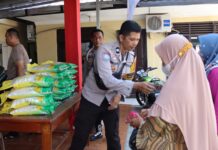 Polri Hadir untuk Masyarakat, Polsek Lawang Kidul Gelar Gerakan Pangan Murah