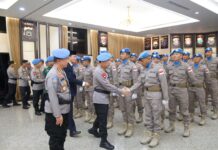 Kapolri Lepas Satgas FPU 7 MINUSCA dalam Misi Perdamaian PBB di Afrika Tengah