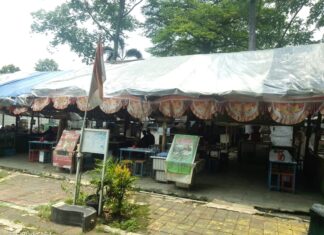 Miris.!! Saung Kuliner Laksa Kota Tangerang Memprihatinkan, Pedagang Minta Perhatian Pemkot