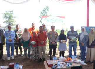 Dukung Swasembada Pangan, Polres Muara Enim Ikut Panen Raya Jagung Serentak Nasional