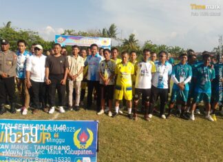 PIK 2 CUP 2025 Kecamatan Mauk Dibuka, Ketua KOK: Ajang Sportivitas dan Silaturahmi