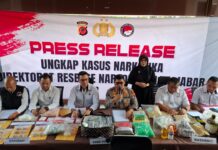 Polda Jabar Bongkar 257 Kasus Narkotika Selama September, 317 Tersangka Diamankan
